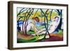 Nudes under Trees-Franz Marc-Framed Giclee Print