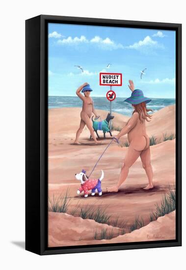 Nudist Beach-Peter Adderley-Framed Stretched Canvas