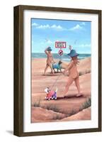 Nudist Beach-Peter Adderley-Framed Art Print