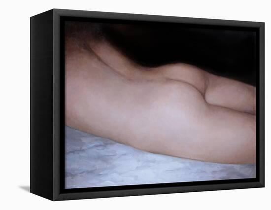 Nue Allongée (Reclining Nude)-Jeremy Annett-Framed Stretched Canvas