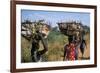 Nuer Women Carrying Sorghum, Gambella Region, Ilubador State, Ethiopia, Africa-Bruno Barbier-Framed Photographic Print