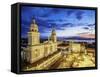 Nuestra Senora de la Asuncion Cathedral at dusk, Cuba-Karol Kozlowski-Framed Stretched Canvas