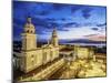 Nuestra Senora de la Asuncion Cathedral at dusk, Cuba-Karol Kozlowski-Mounted Photographic Print