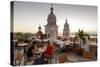 Nuestra Senora De La Asuncion Cathedral at Parque Cespedes, Santiago De Cuba, Cuba-Yadid Levy-Stretched Canvas