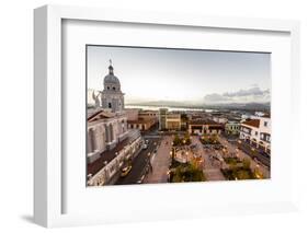 Nuestra Senora De La Asuncion Cathedral at Parque Cespedes, Santiago De Cuba, Cuba-Yadid Levy-Framed Photographic Print