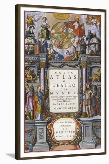 Nuevo Atlas o Teatro del Mundo, 1659-Joan Blaeu-Framed Giclee Print