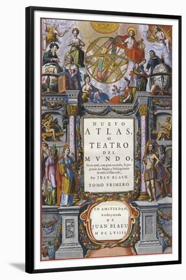 Nuevo Atlas o Teatro del Mundo, 1659-Joan Blaeu-Framed Giclee Print