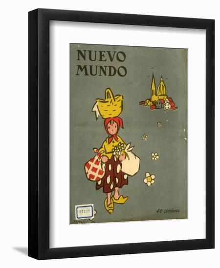 Nuevo Mundo, Magazine Cover, Spain, 1919-null-Framed Premium Giclee Print