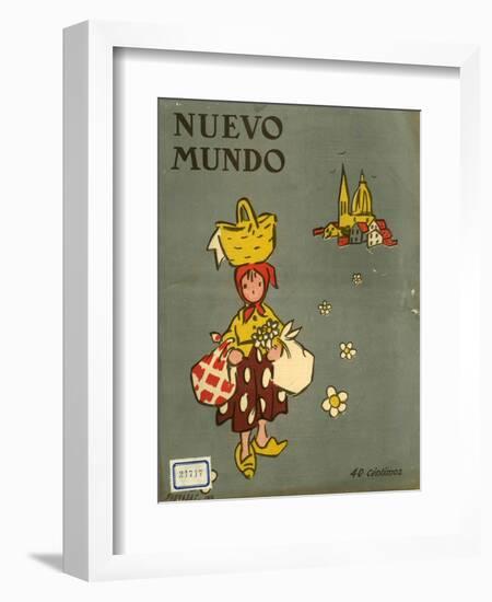 Nuevo Mundo, Magazine Cover, Spain, 1919-null-Framed Giclee Print