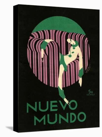 Nuevo Mundo, Magazine Cover, Spain, 1920-null-Stretched Canvas