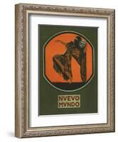 Nuevo Mundo, Magazine Cover, Spain, 1920-null-Framed Giclee Print