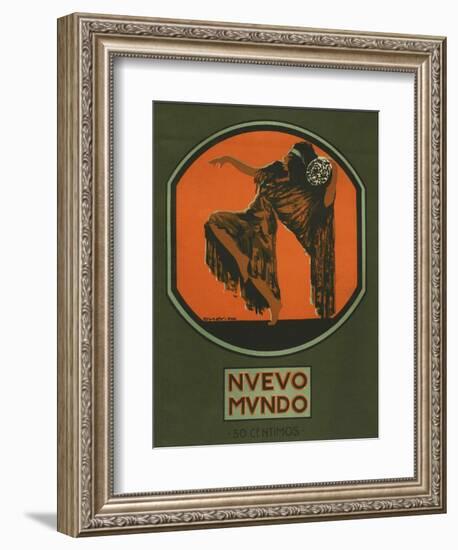 Nuevo Mundo, Magazine Cover, Spain, 1920-null-Framed Giclee Print