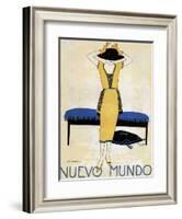 Nuevo Mundo, Magazine Cover, Spain, 1920-null-Framed Giclee Print