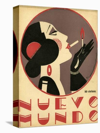 Nuevo Mundo, Magazine Cover, Spain, 1923-null-Stretched Canvas