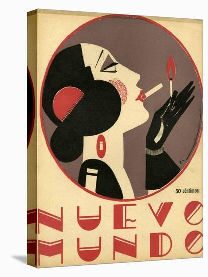 Nuevo Mundo, Magazine Cover, Spain, 1923-null-Stretched Canvas