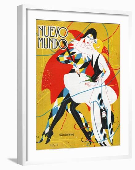 Nuevo Mundo, Magazine Cover, Spain, 1927-null-Framed Giclee Print