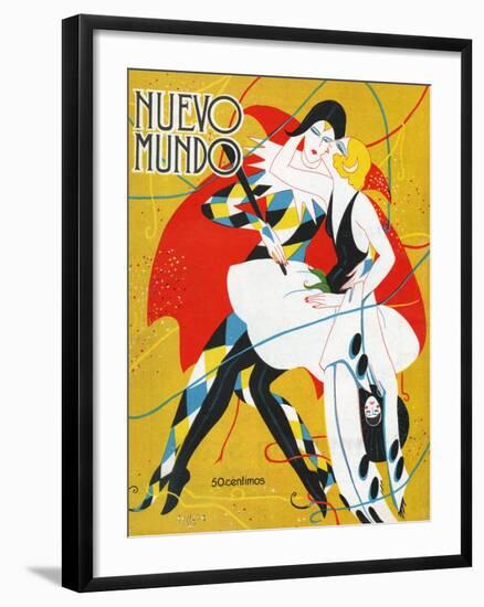 Nuevo Mundo, Magazine Cover, Spain, 1927-null-Framed Giclee Print