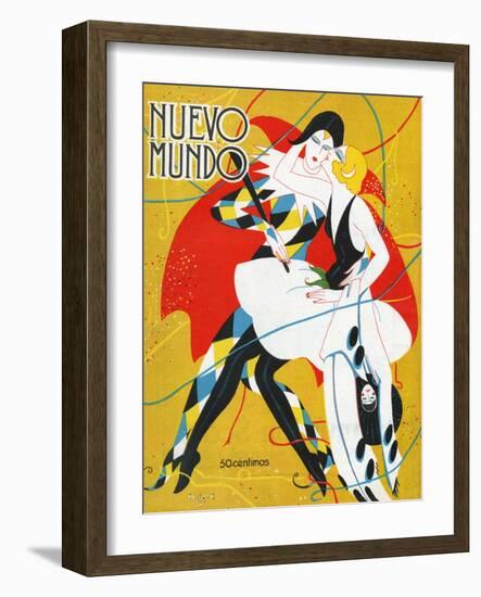 Nuevo Mundo, Magazine Cover, Spain, 1927-null-Framed Giclee Print