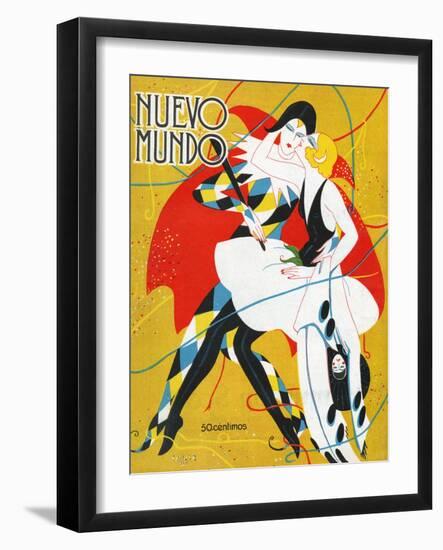 Nuevo Mundo, Magazine Cover, Spain, 1927-null-Framed Giclee Print