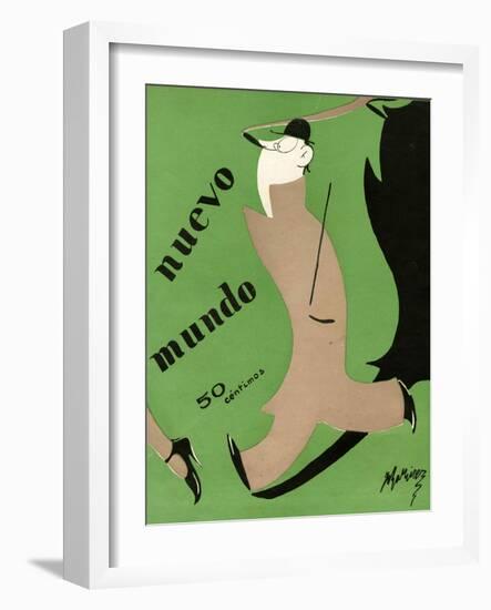 Nuevo Mundo, Magazine Cover, Spain, 1927-null-Framed Giclee Print