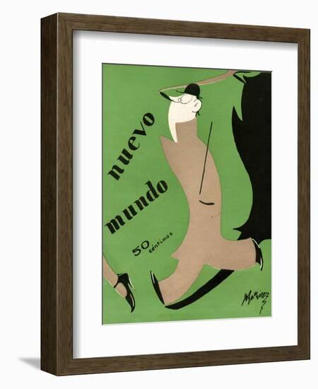 Nuevo Mundo, Magazine Cover, Spain, 1927-null-Framed Giclee Print