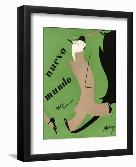 Nuevo Mundo, Magazine Cover, Spain, 1927-null-Framed Giclee Print