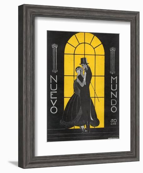 Nuevo Mundo, Magazine Cover, Spain, 1927-null-Framed Giclee Print