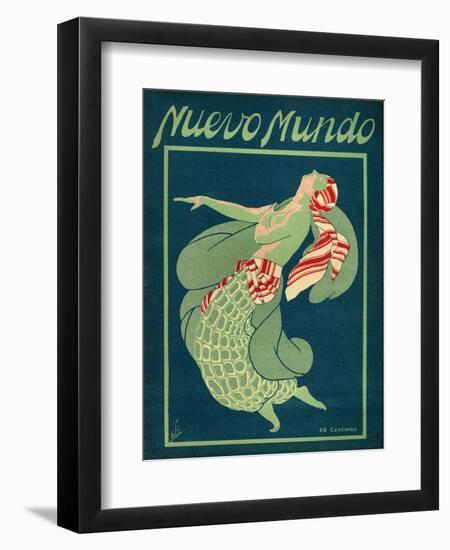 Nuevo Mundo, Magazine Cover, Spain, 1931-null-Framed Premium Giclee Print