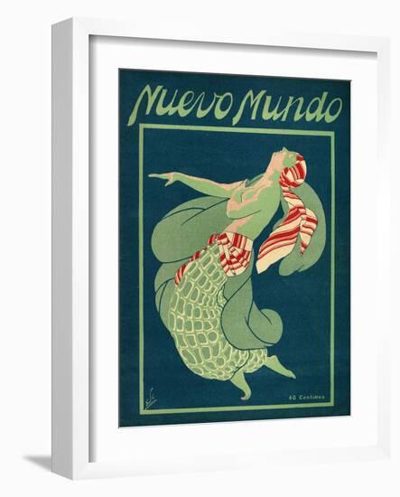 Nuevo Mundo, Magazine Cover, Spain, 1931-null-Framed Giclee Print