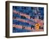 Nuggets of Gold on Periodic Table-David Nunuk-Framed Photographic Print