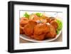 Nuggets with Salad-highviews-Framed Photographic Print