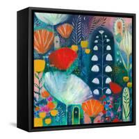 Nuit Blanche-Corina Capri-Framed Stretched Canvas