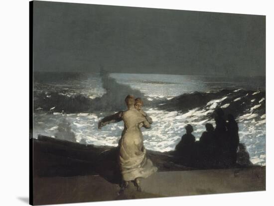 Nuit d'été-Winslow Homer-Stretched Canvas