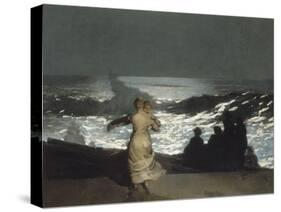 Nuit d'été-Winslow Homer-Stretched Canvas