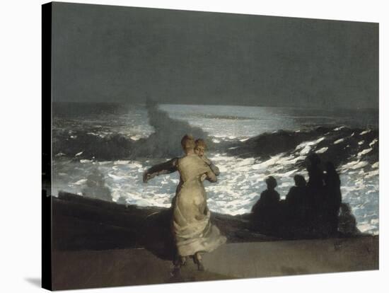 Nuit d'été-Winslow Homer-Stretched Canvas