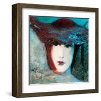 Nuit d'hiver-Huguette Lagacé-Framed Art Print