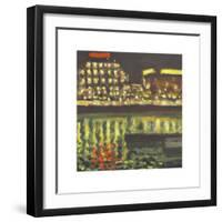 Nuit, Paris (La Samaritaine)-Albert Marquet-Framed Premium Giclee Print