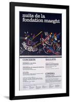 Nuits de la Fondation 1966-Wassily Kandinsky-Framed Art Print