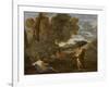 Numa Pompilius and the Nymph Egeria-Nicolas Poussin-Framed Giclee Print