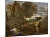 Numa Pompilius and the Nymph Egeria-Nicolas Poussin-Mounted Giclee Print