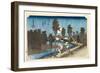 Numazu: Dusk Scene, C.1832-33-Utagawa Hiroshige-Framed Giclee Print