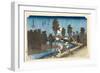 Numazu: Dusk Scene, C.1832-33-Utagawa Hiroshige-Framed Giclee Print