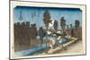 Numazu: Dusk Scene, C.1832-33-Utagawa Hiroshige-Mounted Giclee Print