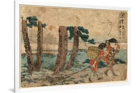 Numazu-Katsushika Hokusai-Framed Giclee Print