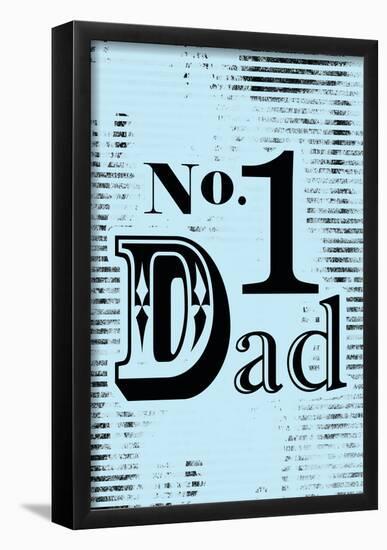 Number 1 Dad-null-Framed Poster