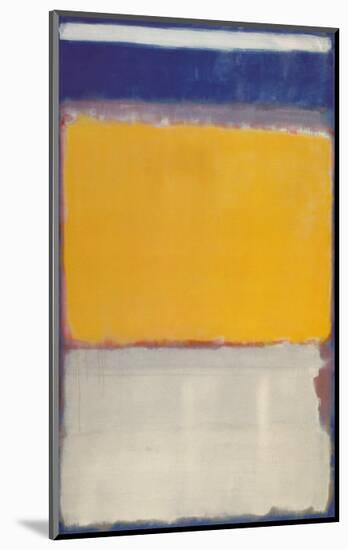 Number 10, 1950-Mark Rothko-Mounted Art Print