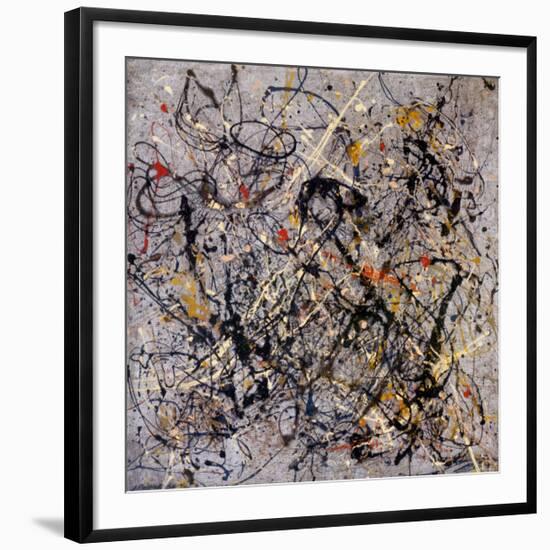 Number 18, 1950-Jackson Pollock-Framed Art Print