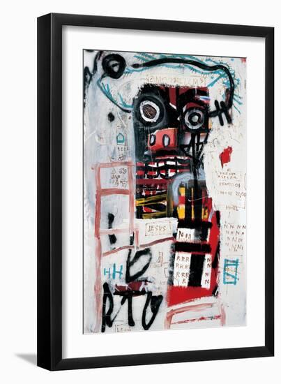 Number 1-Jean-Michel Basquiat-Framed Giclee Print