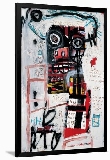 Number 1-Jean-Michel Basquiat-Framed Giclee Print