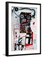 Number 1-Jean-Michel Basquiat-Framed Giclee Print